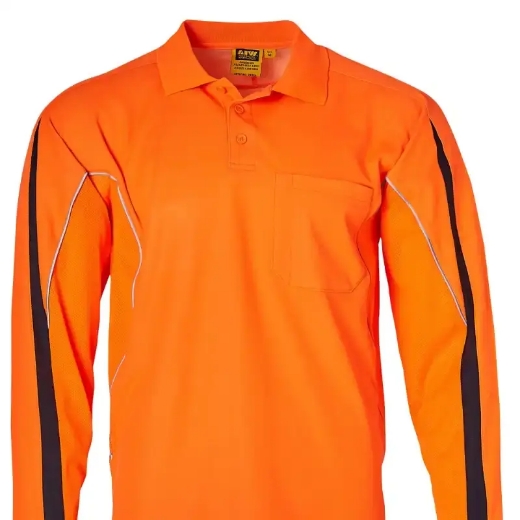 Picture of Winning Spirit, Mens TrueDry L/S Polo